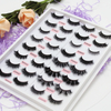 Proveedores de pestañas Venta al por mayor 2022 Nueva llegada Fluffy Volume 3D Real Mink Lashes con cajas de embalaje de pestañas personalizadas