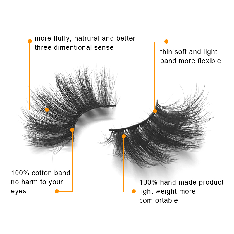 Strip de etiqueta de moda Fibra 4D Silk Eyelash