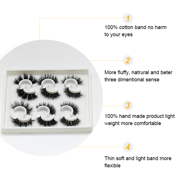 Multipack Fur 3d Fur Mink Eyelash